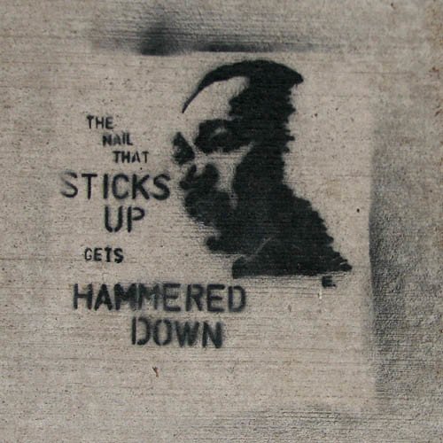 The nail that sticks up