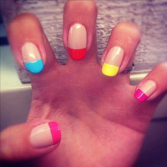 colorful nail polish