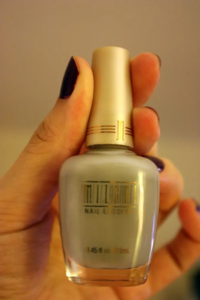 gray nail polish