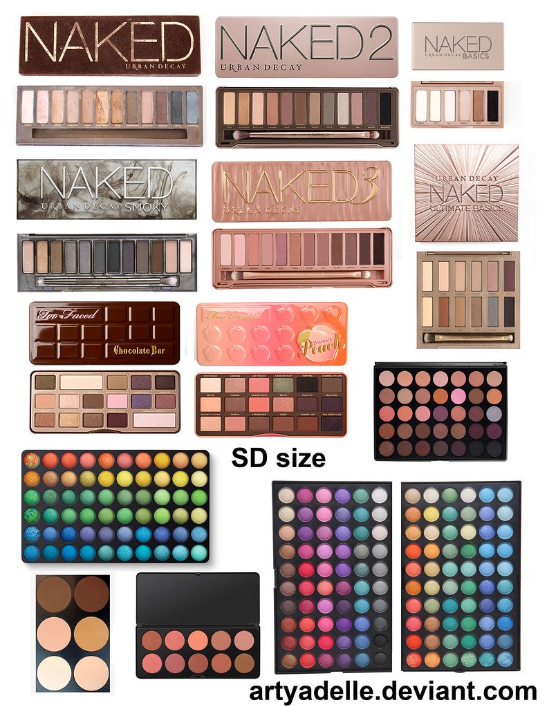 BJD makeup pallets printables SD