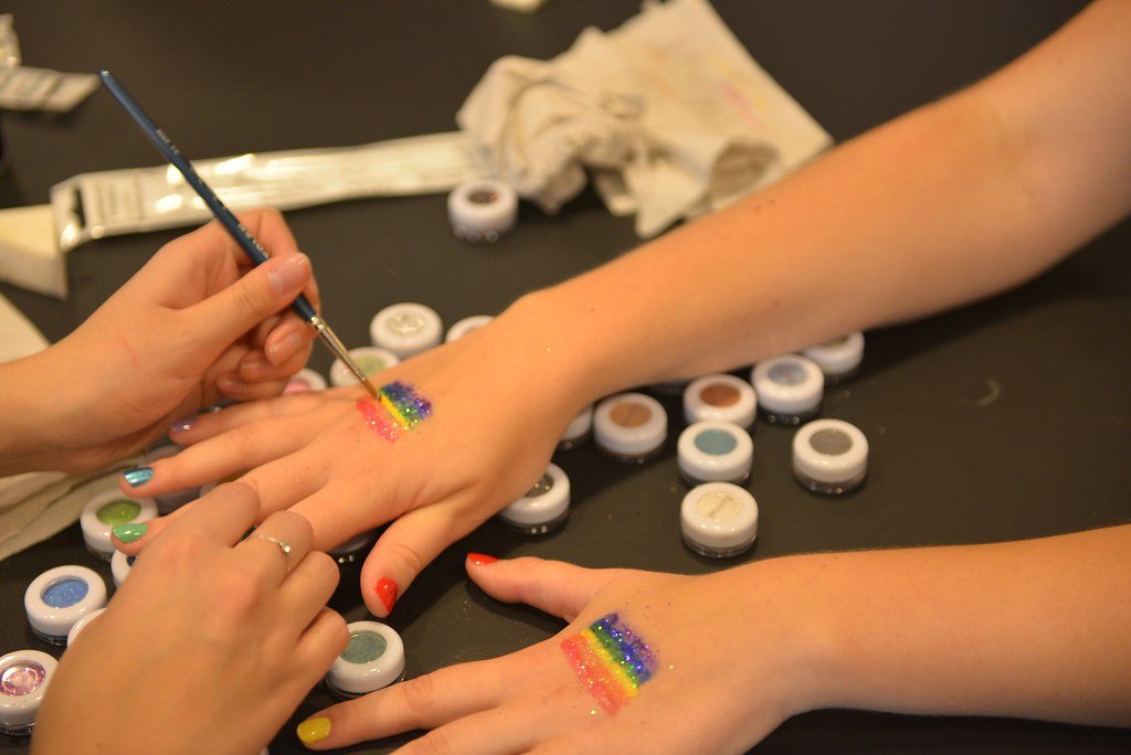 Rainbow Makeup for the Hands