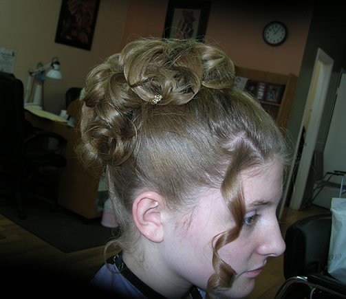Wedding Hair Updo Styling
