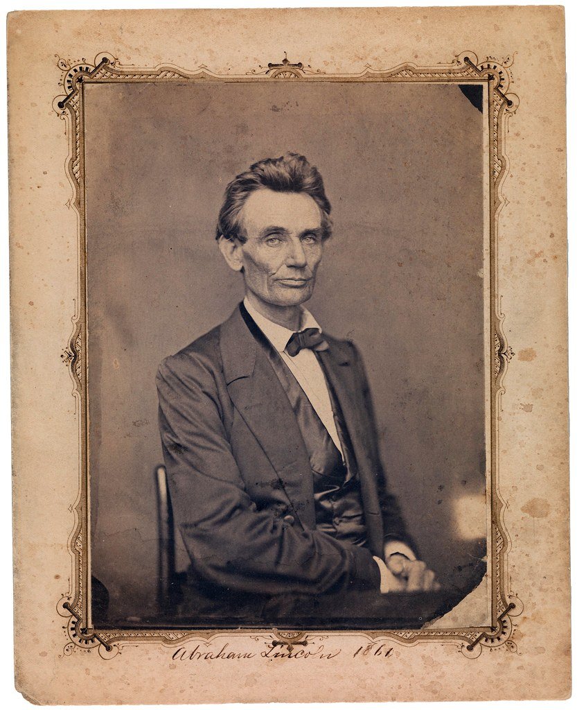 Abraham Lincoln, after nomination for President, 1860