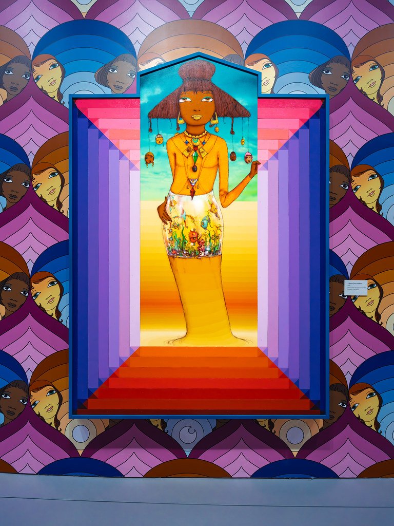 Lady Pink’s Psychedelic Goddess at the Hirshhorn