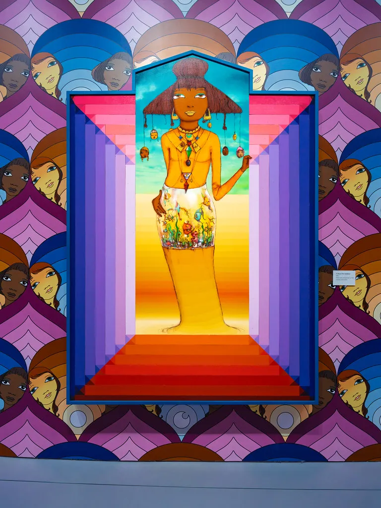 Lady Pink’s Psychedelic Goddess at the Hirshhorn