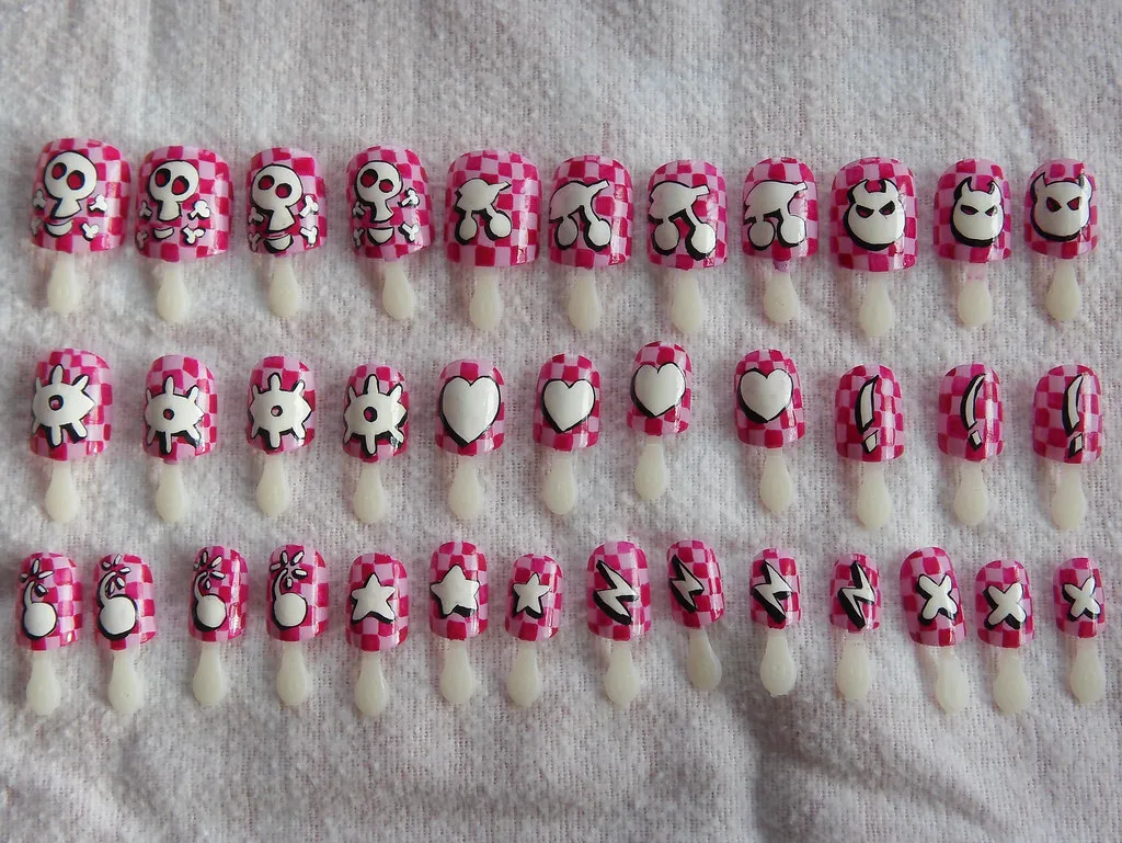 Pink Fun Nail Art