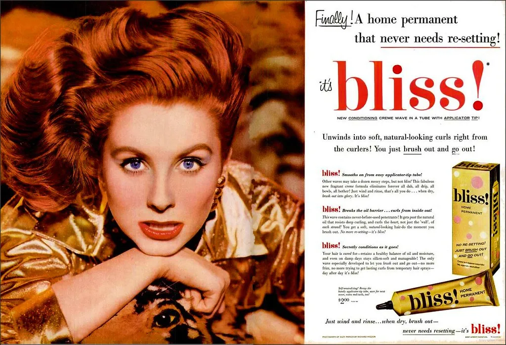 Bliss Home Permanent 1957