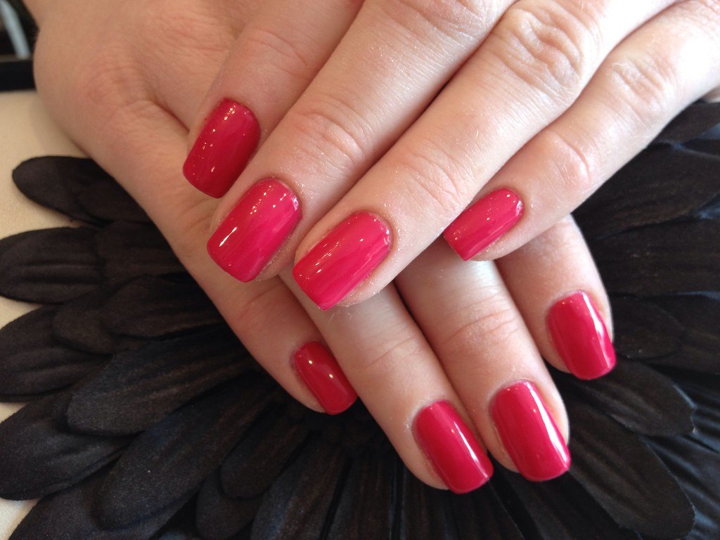 Gel polish on natural nails