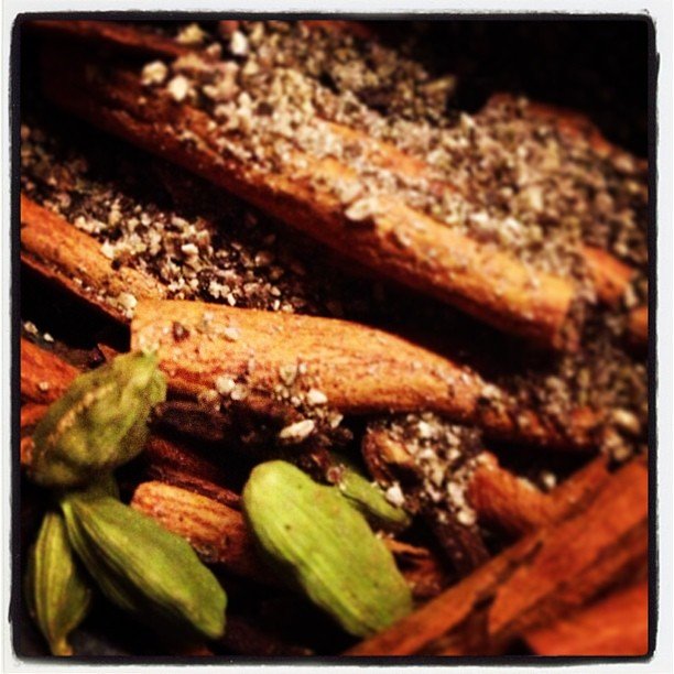 A warm hug in a cup - Cinnamon, clove, black pepper, cardamom
