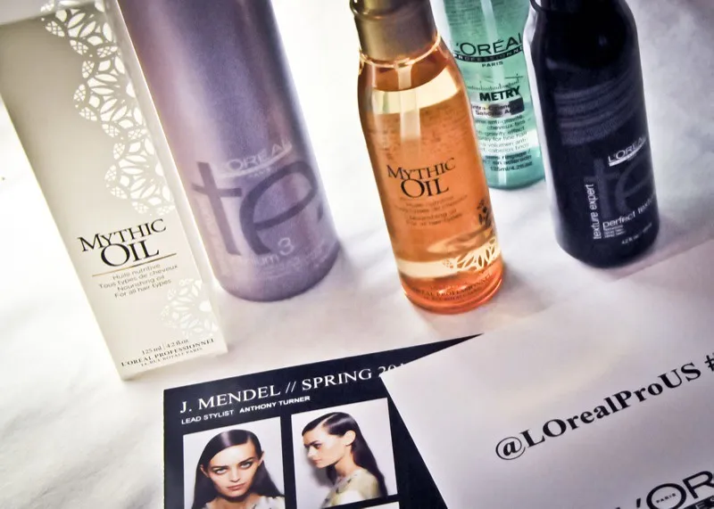 L'Oreal Professional J. MENDEL SS 2014 NYFW