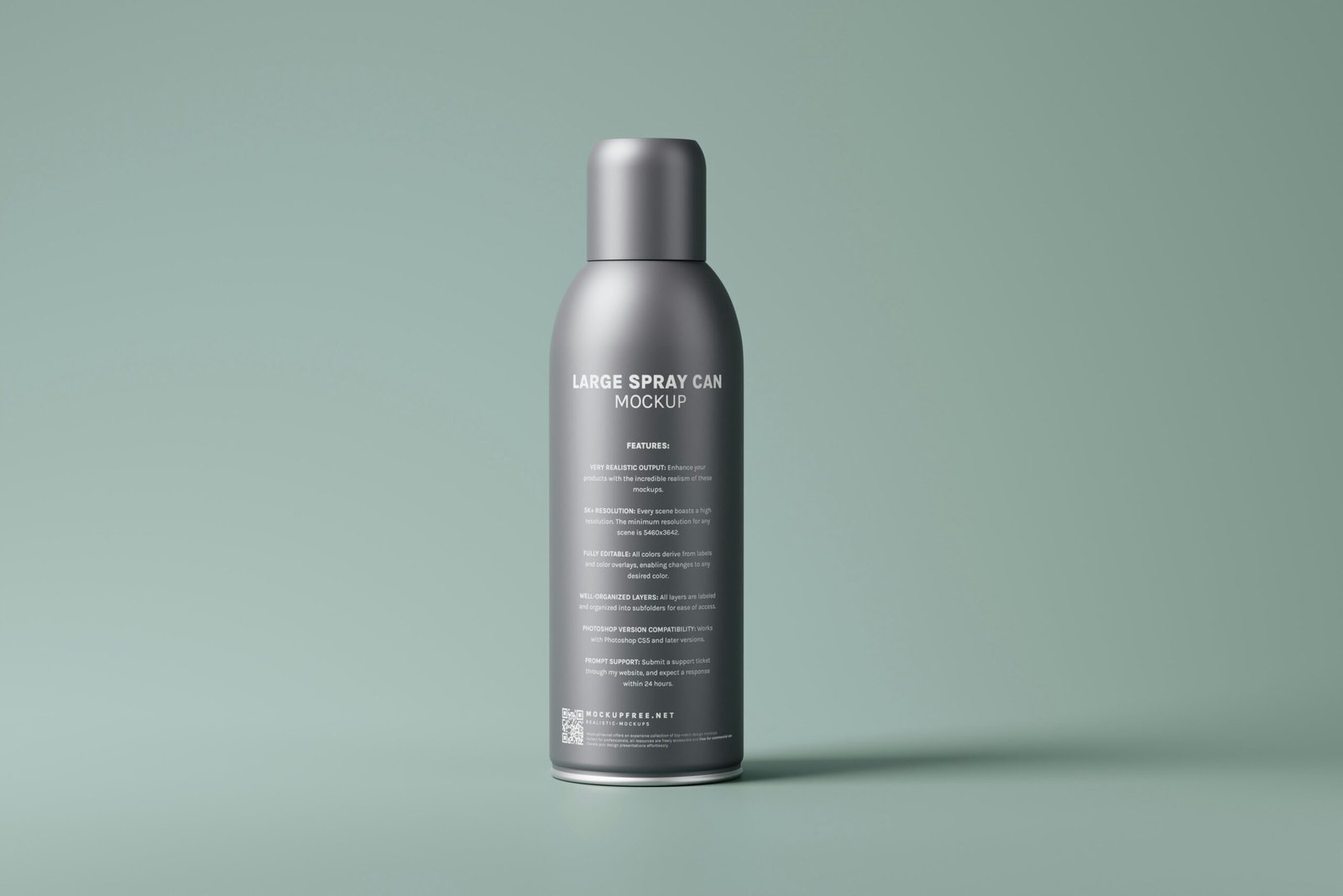 a bottle of hair product on a green background