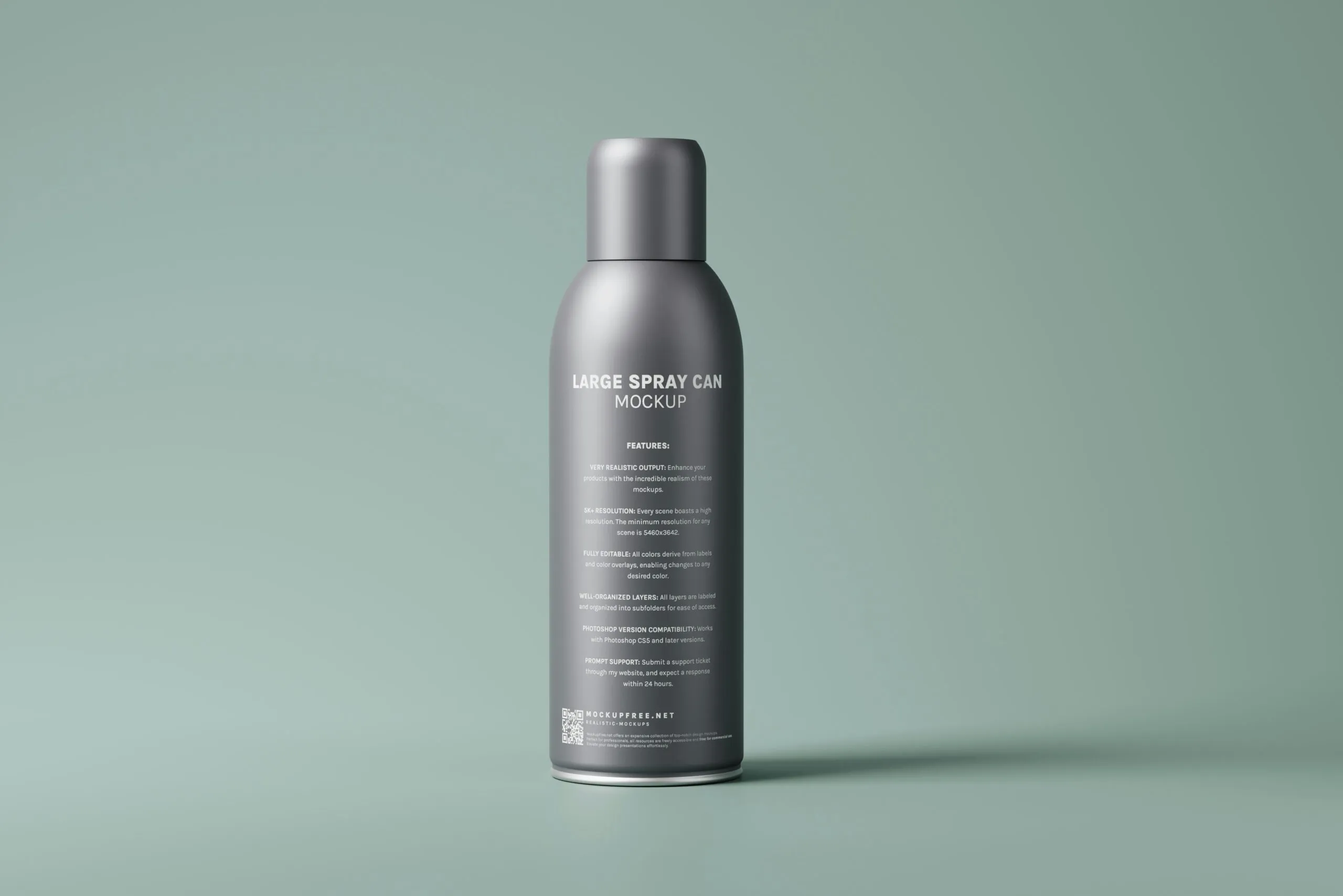 a bottle of hair product on a green background