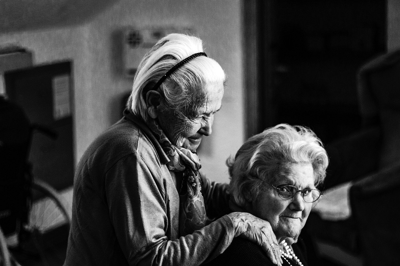 people, old, women, grandmother, black and white, friend, gray old, grandmother, grandmother, grandmother, grandmother, grandmother